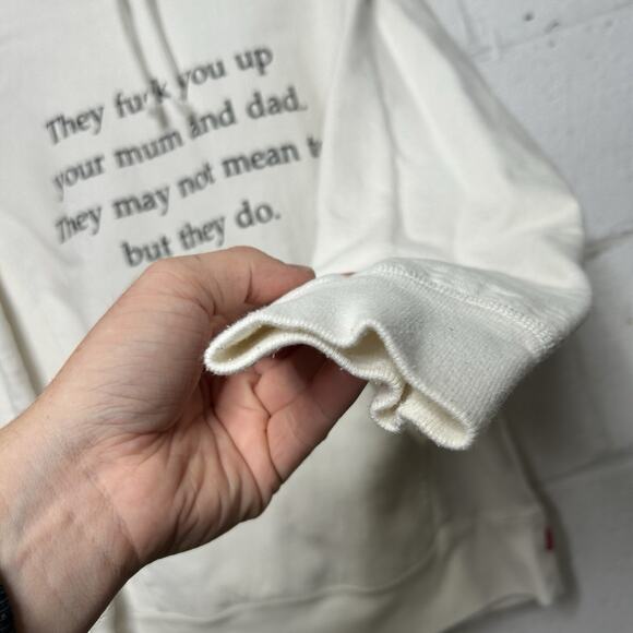 Supreme “They F*ck You Up” Poem Hooded Sweatshirt FW16 - Picture 8 of 14